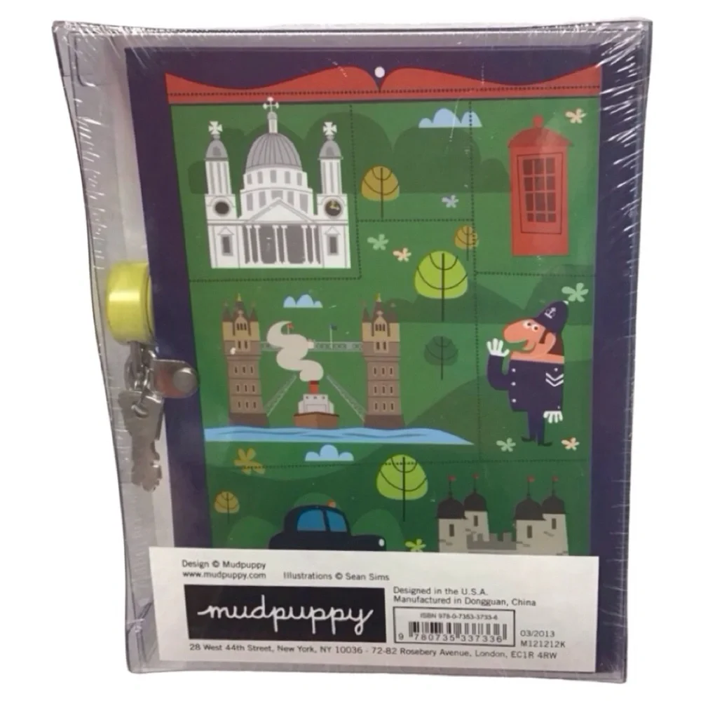 Mudpuppy “London” Locked Diary (NWT)